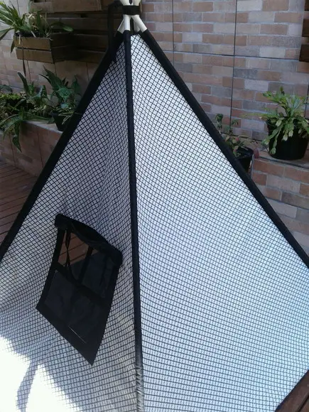 Cabana infantil + colchonete +bandeirinhas