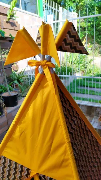 Cabana Infantil + Colchonete +bandeirinhas
