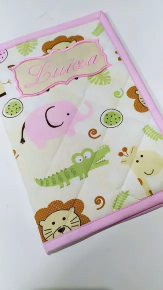 Capa de cardeneta de vacinação personalizada