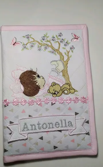 Capa de cardeneta de vacinação personalizada