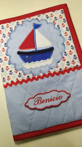 Capa de cardeneta de vacinação personalizada