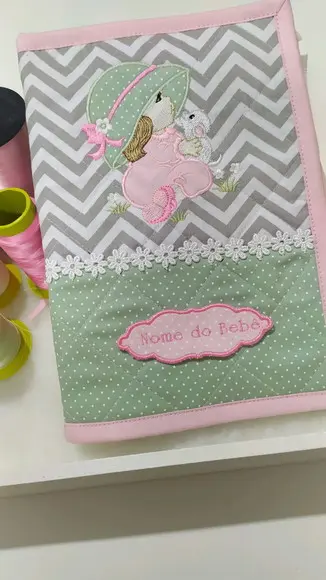Capa de cardeneta de vacinação personalizada