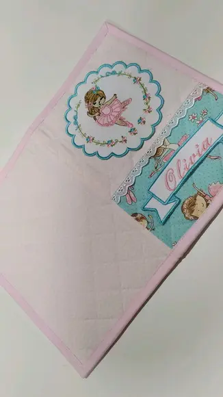 Capa de cardeneta de vacinação personalizada
