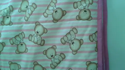 Edredom para mini berço dupla face