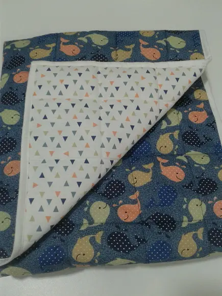 Edredom para mini berço dupla face