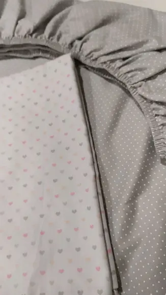 Jogo de lençol para mini cama 2 pçs