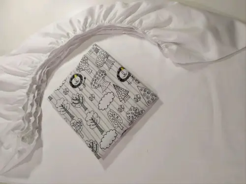 Jogo de lençol para mini cama 2 pçs
