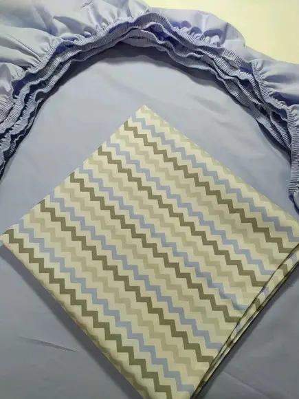 Jogo de lençol para mini cama 2 pçs