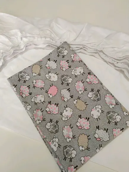 Jogo de lençol para mini cama 2 pçs