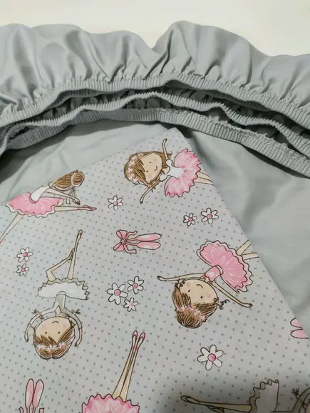 Jogo de lençol para mini cama 2 pçs