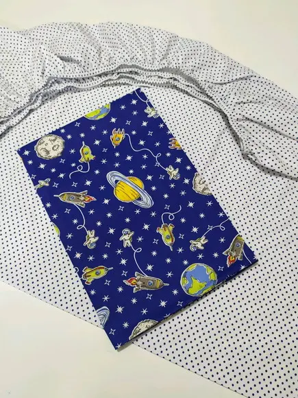 Jogo de lençol para mini cama 2 pçs