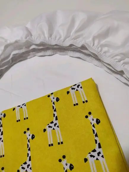 Jogo de lençol para mini cama 2 pçs