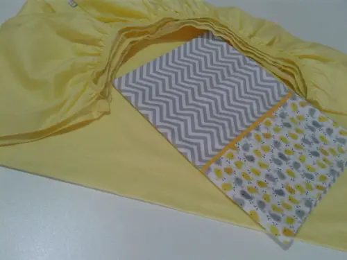 Jogo de lençol para mini cama 2 pçs