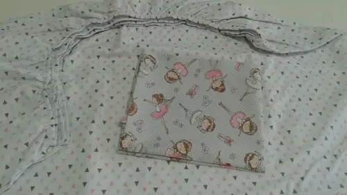 Jogo de lençol para mini cama 2 pçs