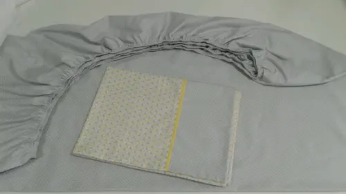 Jogo de lençol para mini cama 2 pçs