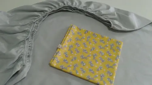 Jogo de lençol para mini cama 2 pçs