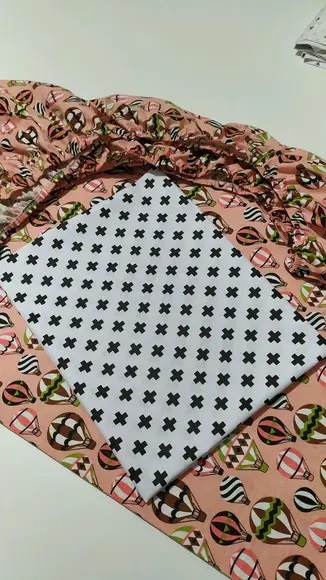 Jogo de Lençol para Mini Cama 2 Pçs