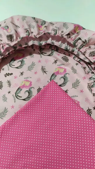 Jogo de Lençol para Mini Cama 2 Pçs