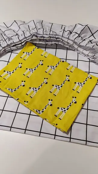 Jogo de Lençol para Mini Cama 2 Pçs