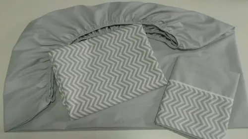 Jogo de Lençol para Mini Cama 3 Pçs