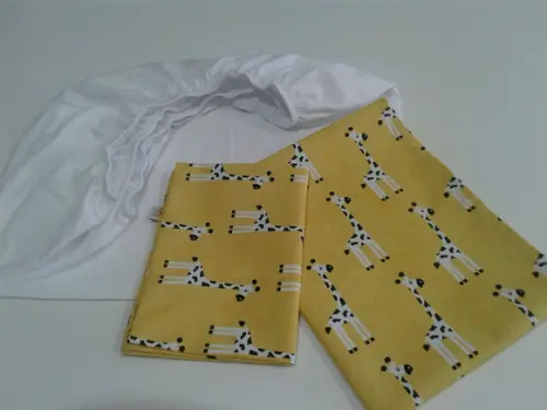 Jogo de lençol para mini cama 3 pçs