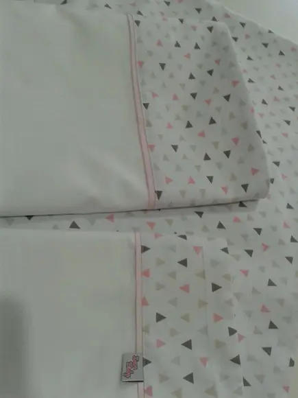 Jogo de Lençol para Mini Cama 3 Pçs