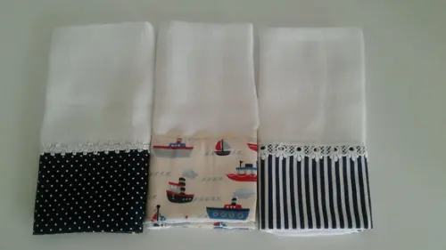 Kit com 3 pano de boca
