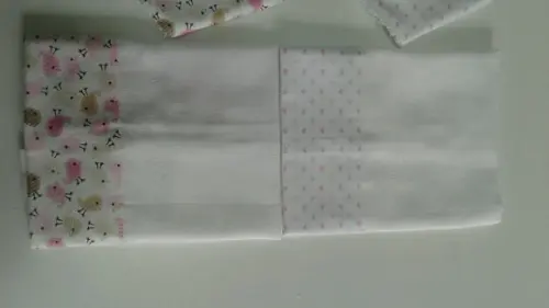 Kit de babador e pano de boca 4 peças