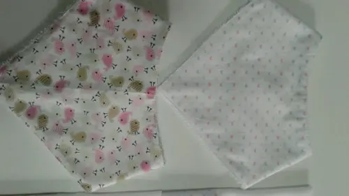 Kit de babador e pano de boca 4 peças