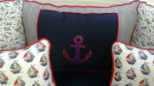 kit de cama babá 8 peças bordada