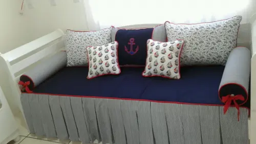 kit de cama babá 8 peças bordada