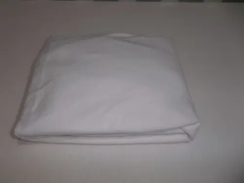 Lençol de malha para berço cor creme( avulso)