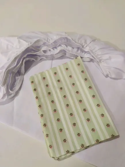 Lençol para mini berço 40 x 80