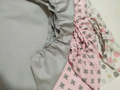 Lençol para Mini Berço com 4 Unidades