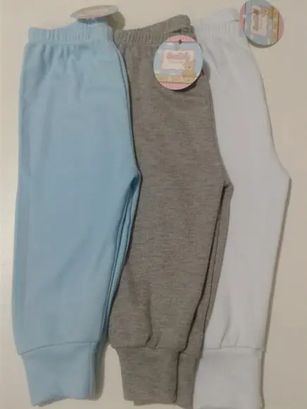 Mijão para bebe liso em malha 100% algodão