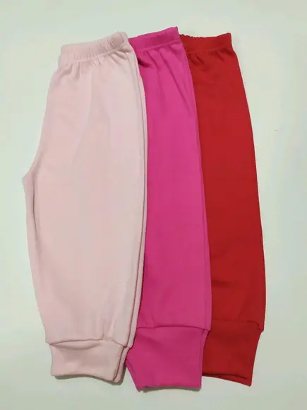 Mijão para bebe liso em malha 100% algodão