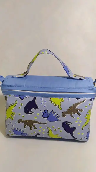 Nécessaire Porta Fraldas e Lenços Personalizada com Aba