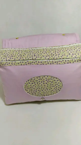 Nécessaire Porta Fraldas e Lenços Personalizada com Aba