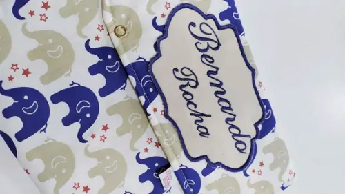 Porta lenço umedecido personalizado