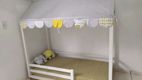 Telhado para cama casinha 70 x 1,50