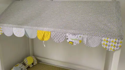 Telhado para cama casinha 70 x 1,50