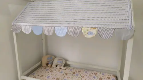 Telhado para Cama Casinha 70 x 1,50