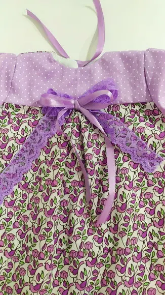 Vestido de Boneca de Pano