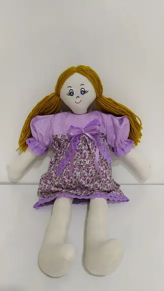 Vestido de Boneca de Pano