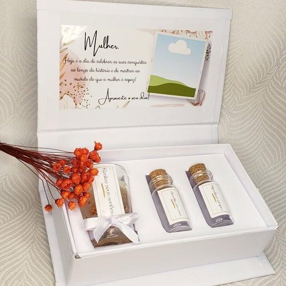 Kit Relax Dia das Mães (mini Vela+escalda Pés+argila Facial)