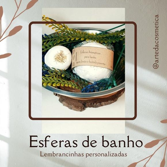 Lembrancinha Esferas Efervescentes de Banho 50g