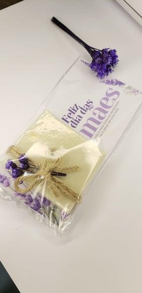 Mini Sabonete Natural 30g Lavanda Dia das Mães