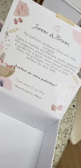 Caixa Cartonada Convite