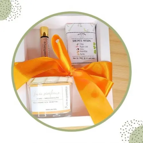 Kit Presente Empresa com Fita Personalizada