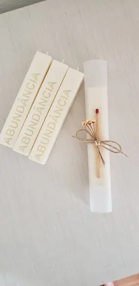 Vela das Intenções Abundância Aromática para Prosperidade